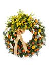 Corona di fiori funebre
